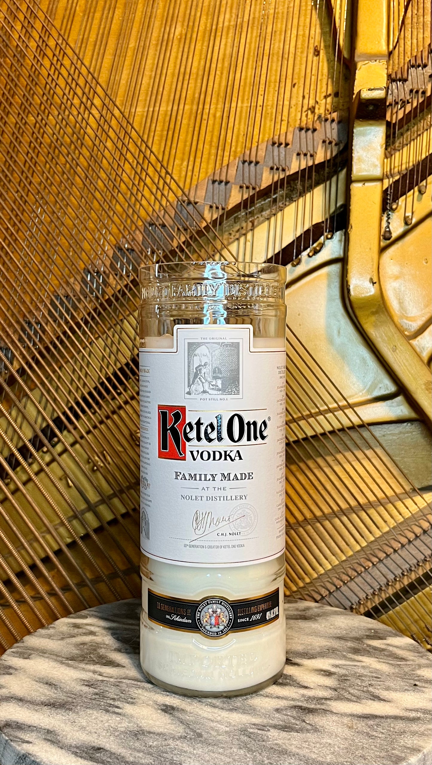 Ketel One Bottle Candle