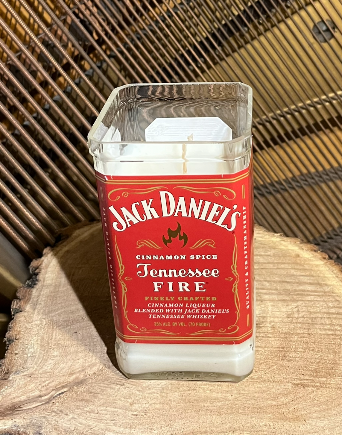 Jack Daniels Whiskey Candle (Fire/Black/Apple/Honey)