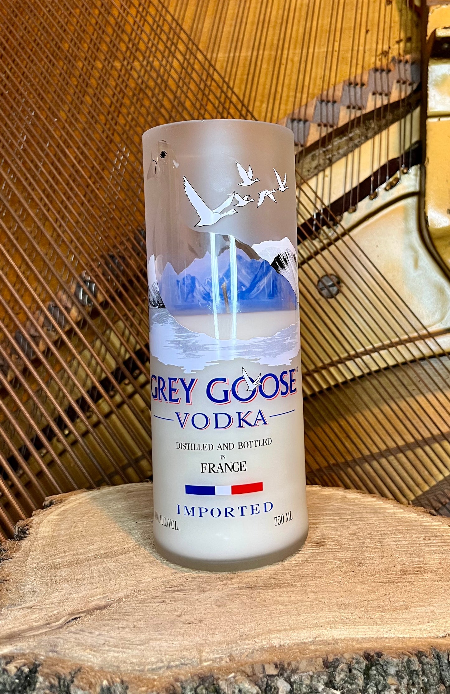 Grey Goose Vodka Bottle Candle