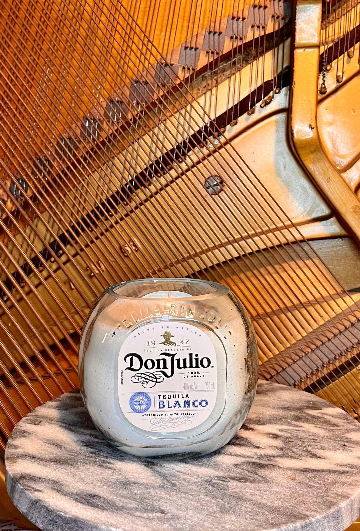 Don Julio Blanco Bottle Candle