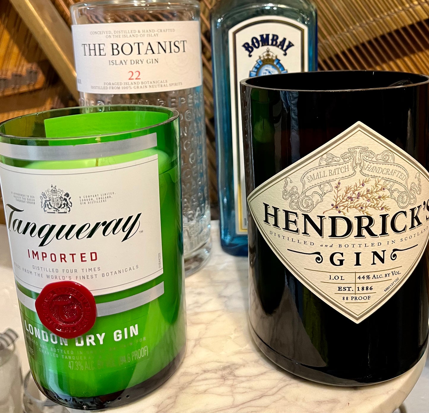 GIN Bottle Candles (4 Different Bottles Available)