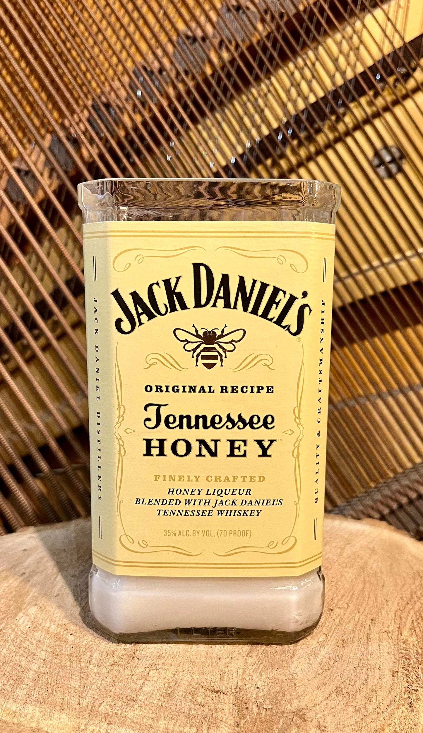 Jack Daniels Whiskey Candle (Fire/Black/Apple/Honey)