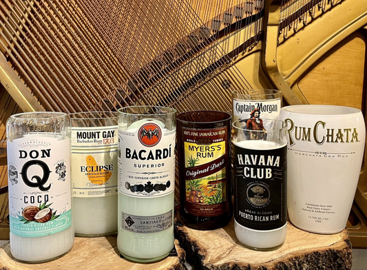 Rum Bottle Candles (8 Different Brands Available)